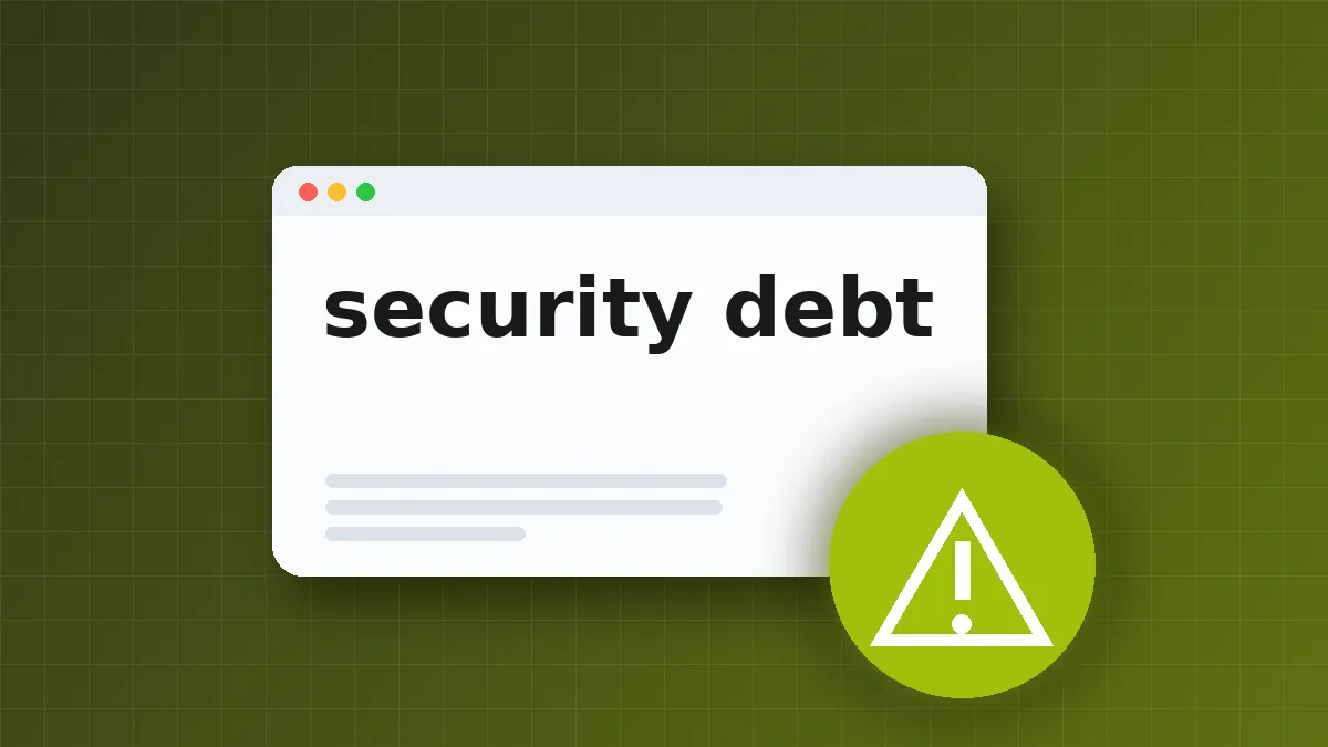 Security Technical Debt: How to Measure and Pay It Down