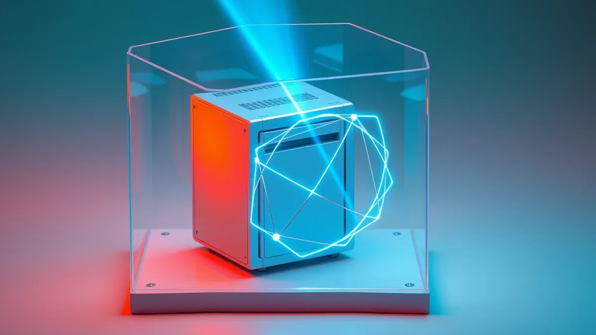 Quantum cryptography example and how mathematical traps protect data